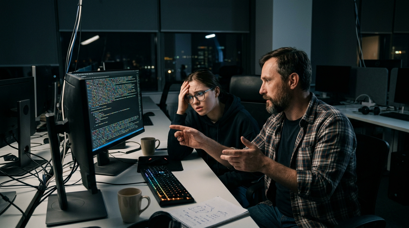 Nuovo sviluppatore alle prese con un codebase legacy complesso nella prima settimana di lavoro